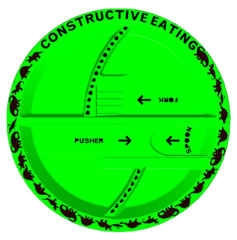 Constructive Eating - Dinosaur Plate