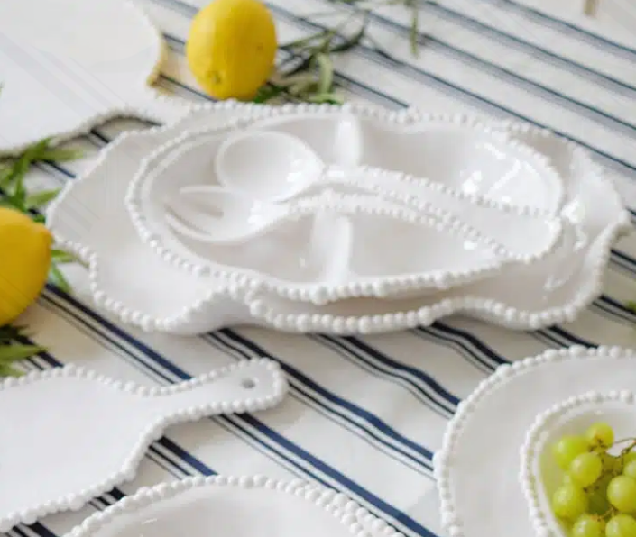 Melamine Pearl Double Serve Bowl