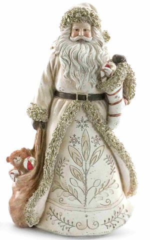 Antique Ivory Santa