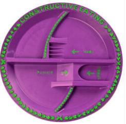 Constructive Eating - Garden Fairy Plate