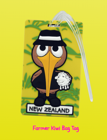 CHEEKY KIWI BAG TAGS