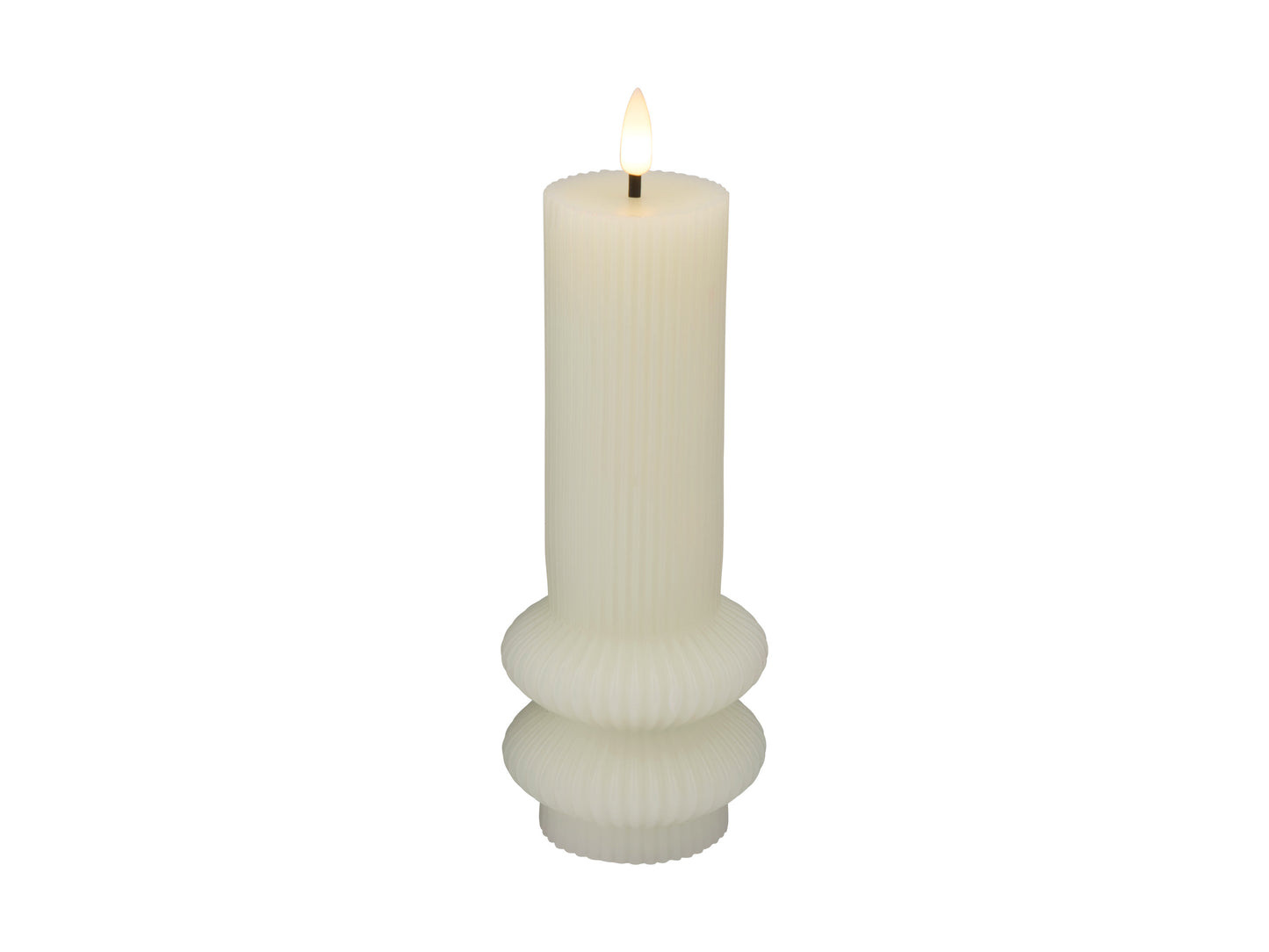 Let's Get Lit - Linea LED Sculptural Cylinder Candle Soy