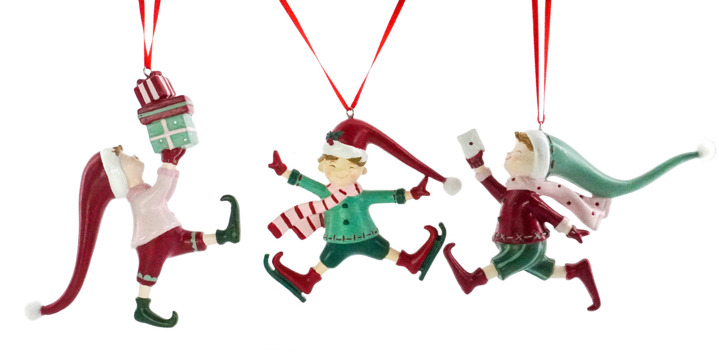 North Pole Tree Hangers - Elves