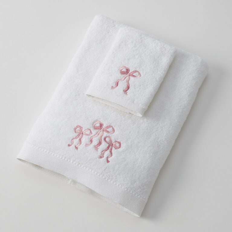PILBEAM Jiggle & Giggle Bows Love Bath Towel & Face Washer