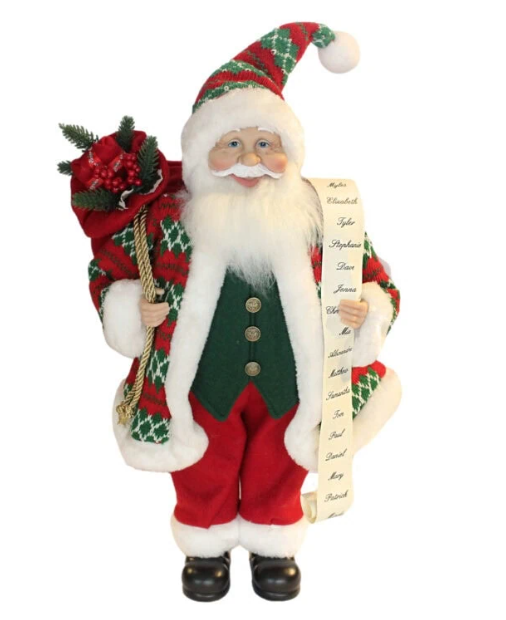 Santa with List