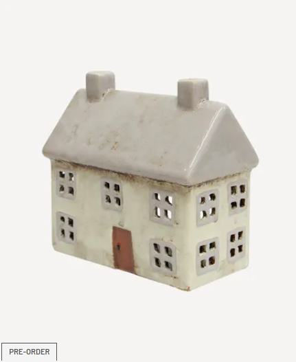 Alsace Cottage Tea Light Light Grey
