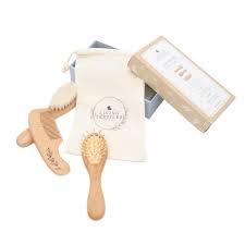 Wooden Baby Brush Set