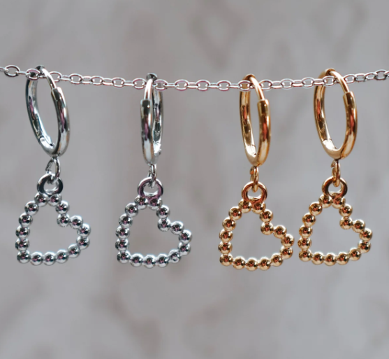 Bobble Heart Hoops - Katy B