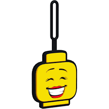 LEGO Head Bag Tag