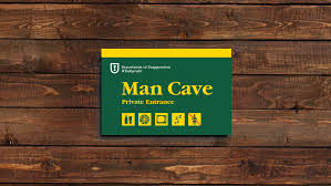 MAN CAVE SIGN