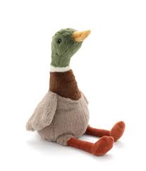 Mini Hugo the Mallard Duck Rattle by Nana Huchy