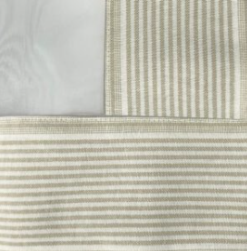 FOOD COVER - Natural/White Stripe