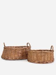 Riviera Woven Low Baskets