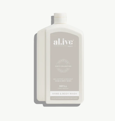 Al.ive Sea Cotton & Coconut Hand & Body Wash Refill