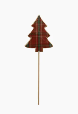 Tartan Tree on Stick