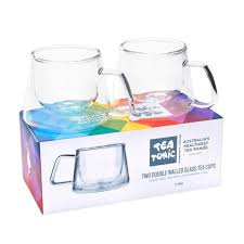 Tea Tonic - Two Double Walled Tea Cups
