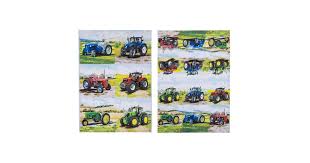Tractors Then/Now Kitchen Towels