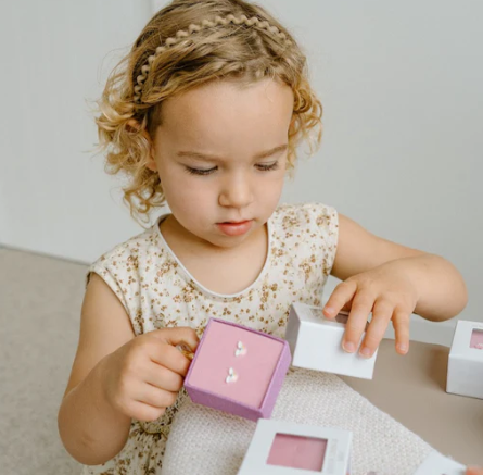 Silver Linings Enamel Studs - UNICORN