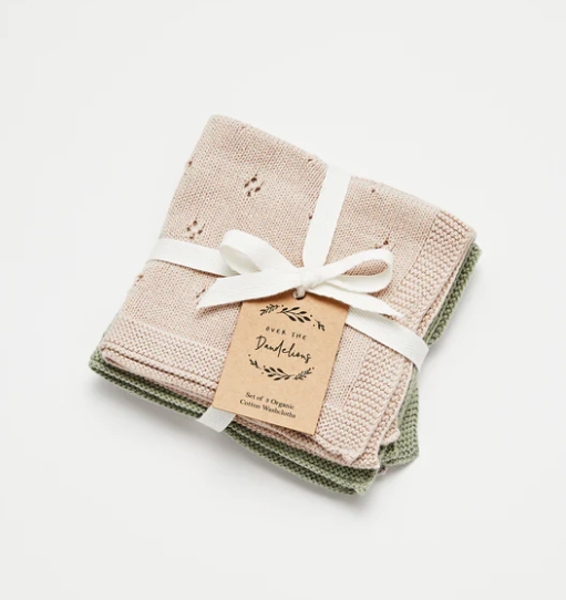 OTD Organic Washcloth Set of 3