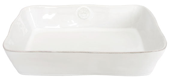 Costa Nova Rectangle Baker White