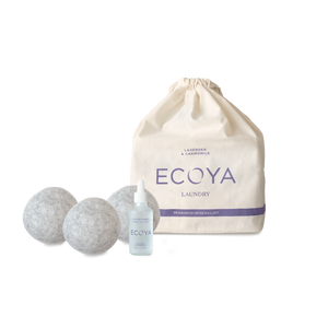 ECOYA Lavender & Chamomile Laundry Dryer Ball Set