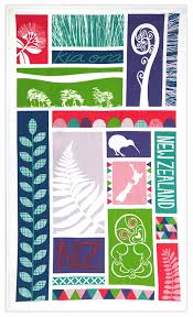 PARRS Tea Towel-Fern & Tiki