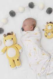 LIVING TEXTILES Whimsical Knitted Toy - Noah The Giraffe