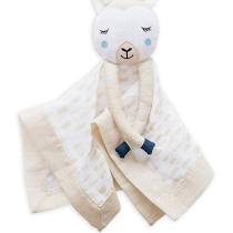 Lulujo Llama Muslin Lovie