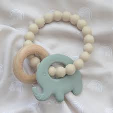 PLAYGROUND Silicone Elephant Teether