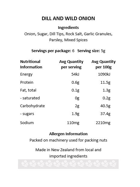 Dill & Wild Onion Gourmet Dip Mix