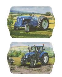 Tractors Then/Now Ford 2pk Scatter Trays