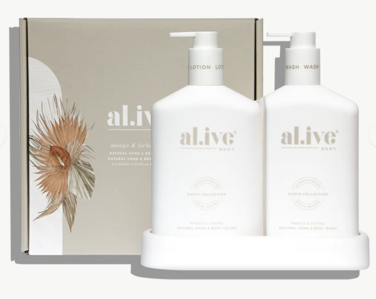 Al.ive Wash & Lotion Duo - Mango & Lychee