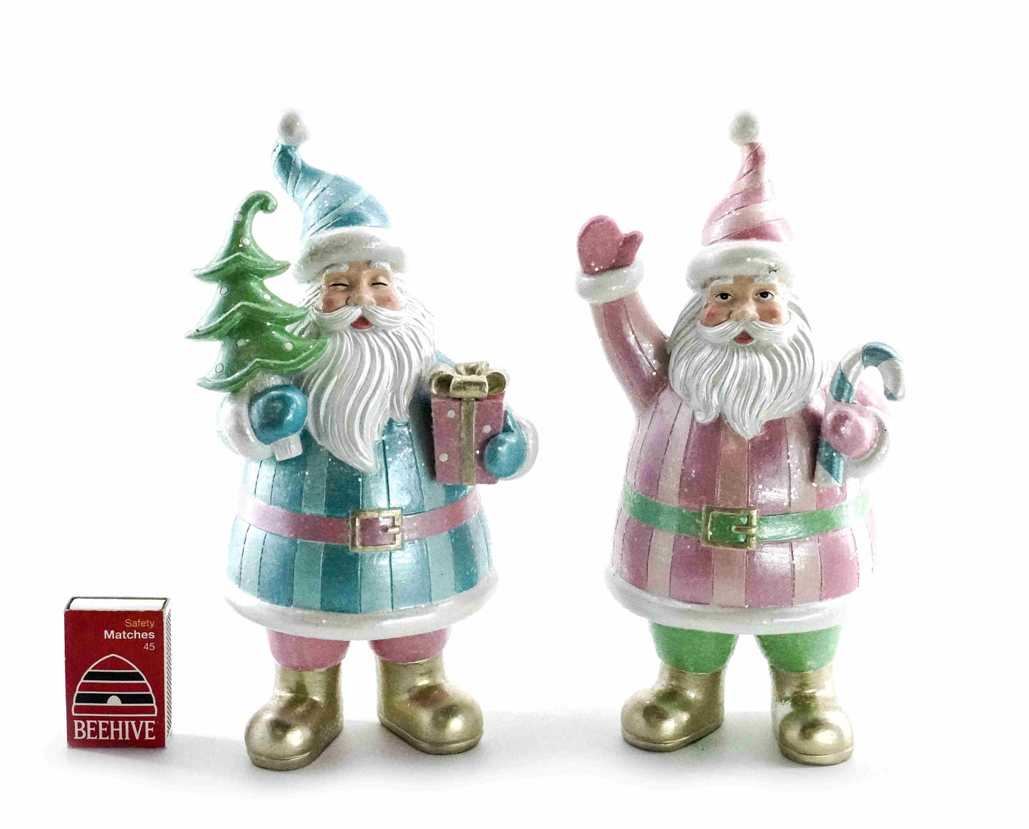 Bright Pastel - Striped Santa