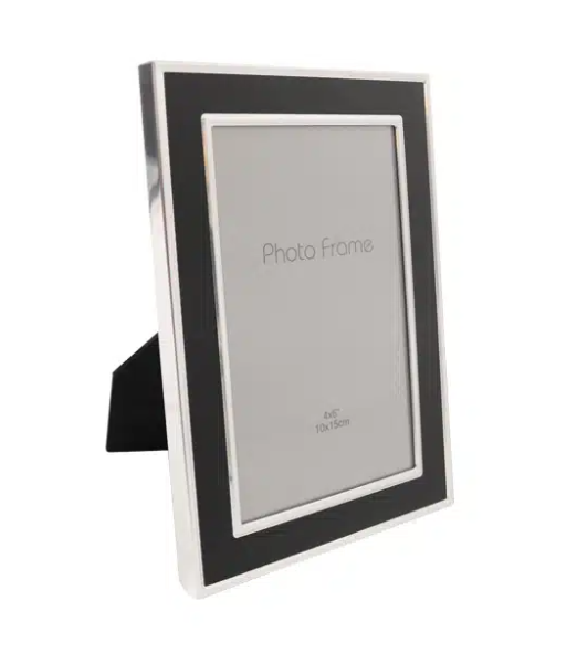 FRAME Black & Silver 4x6
