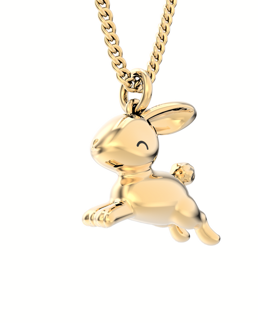 CHOCLI Flying Bunny Necklace