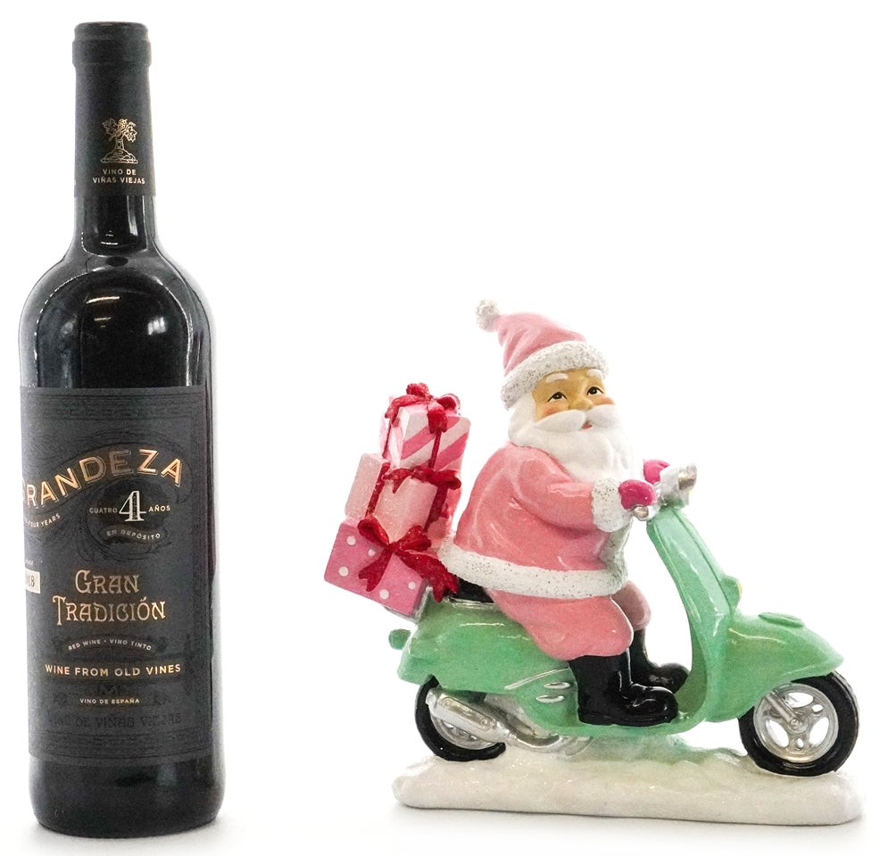 Santa on Vespa
