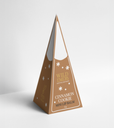 WILD EMERY - Cinnamon Cookie Mini Lip Balm