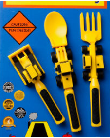 Constructive Eating - Construction Cutlery