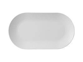 White Basics Diamonds Oblong Platter