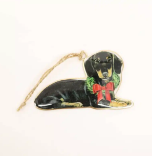 Vintage Dachshund Lying Hanger