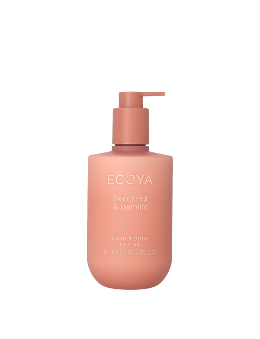 ECOYA Hand & Body Lotion - SWEET PEA & JASMINE