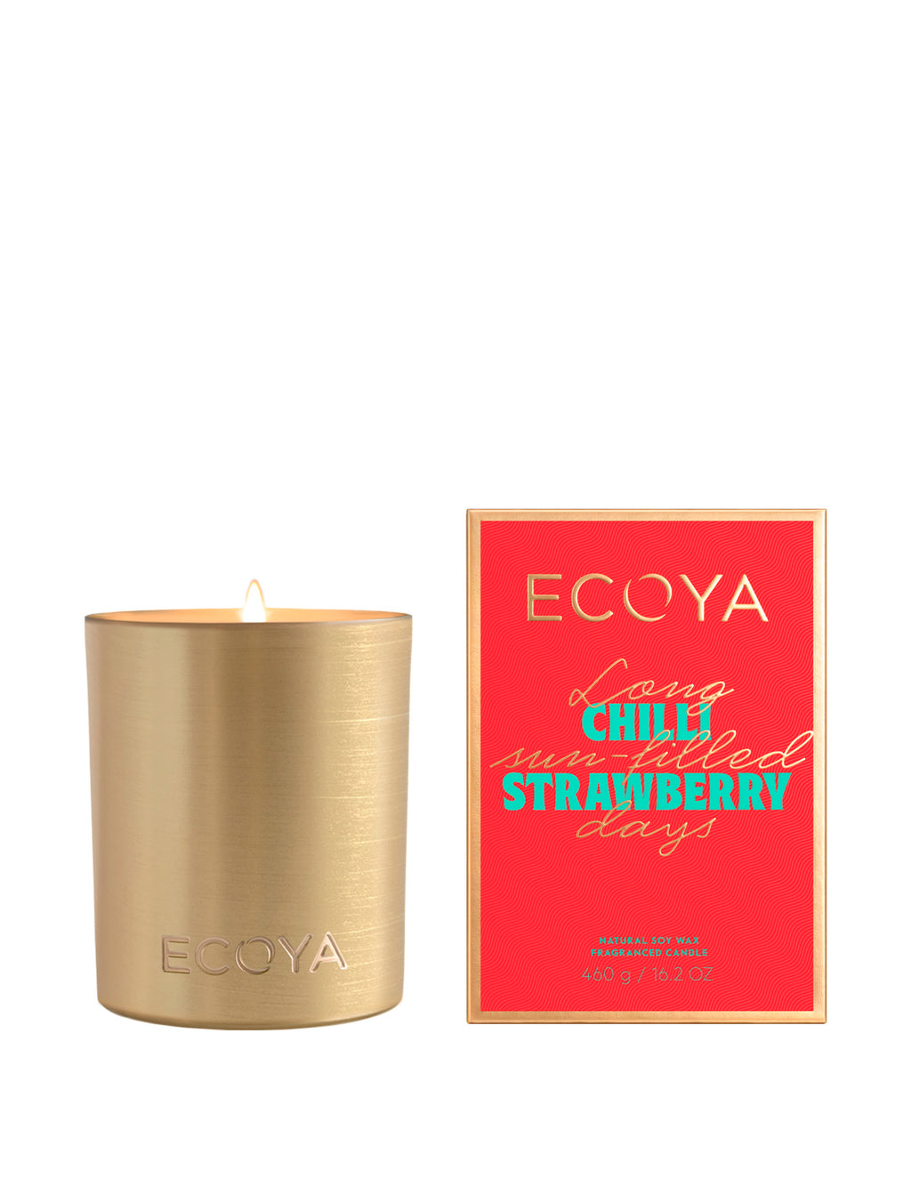 ECOYA Chilli Strawberry Goldie Candle