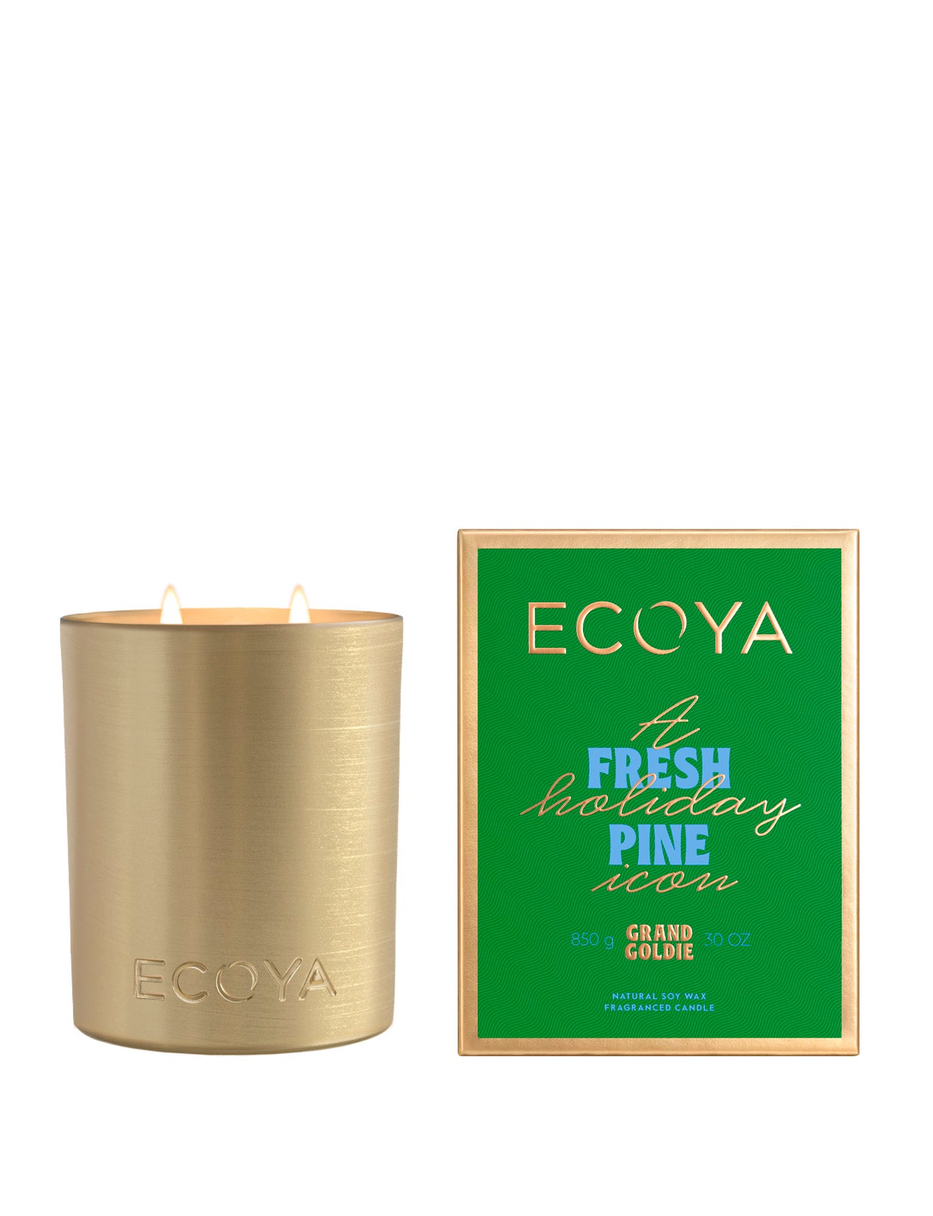 ECOYA Fresh Pine Goldie Candle