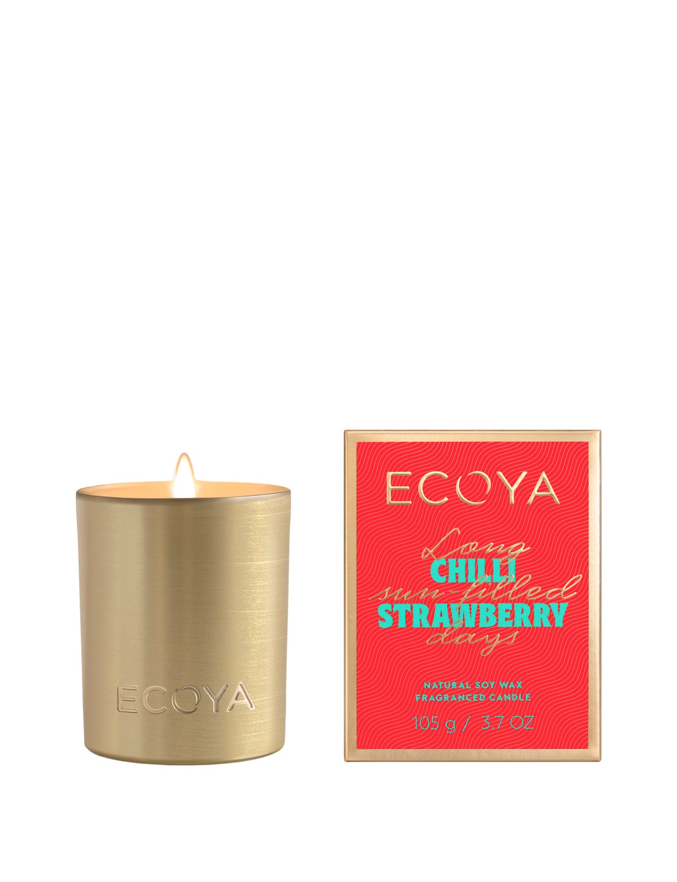ECOYA Chilli Strawberry Mini Goldie Candle