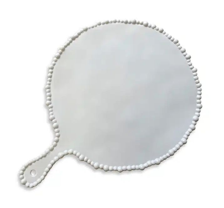 Melamine Pearl Round Platter Handle
