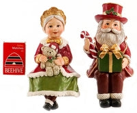 Mr & Mrs Claus - Shelf Sitter