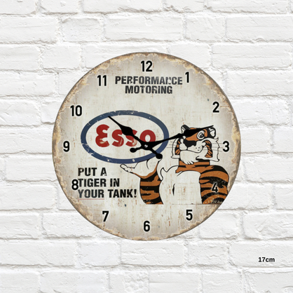 CLOCK - ESSO TIGER
