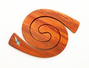 KAURI/RIMU 2 IN 1 TABLE MAT WITH PAUA