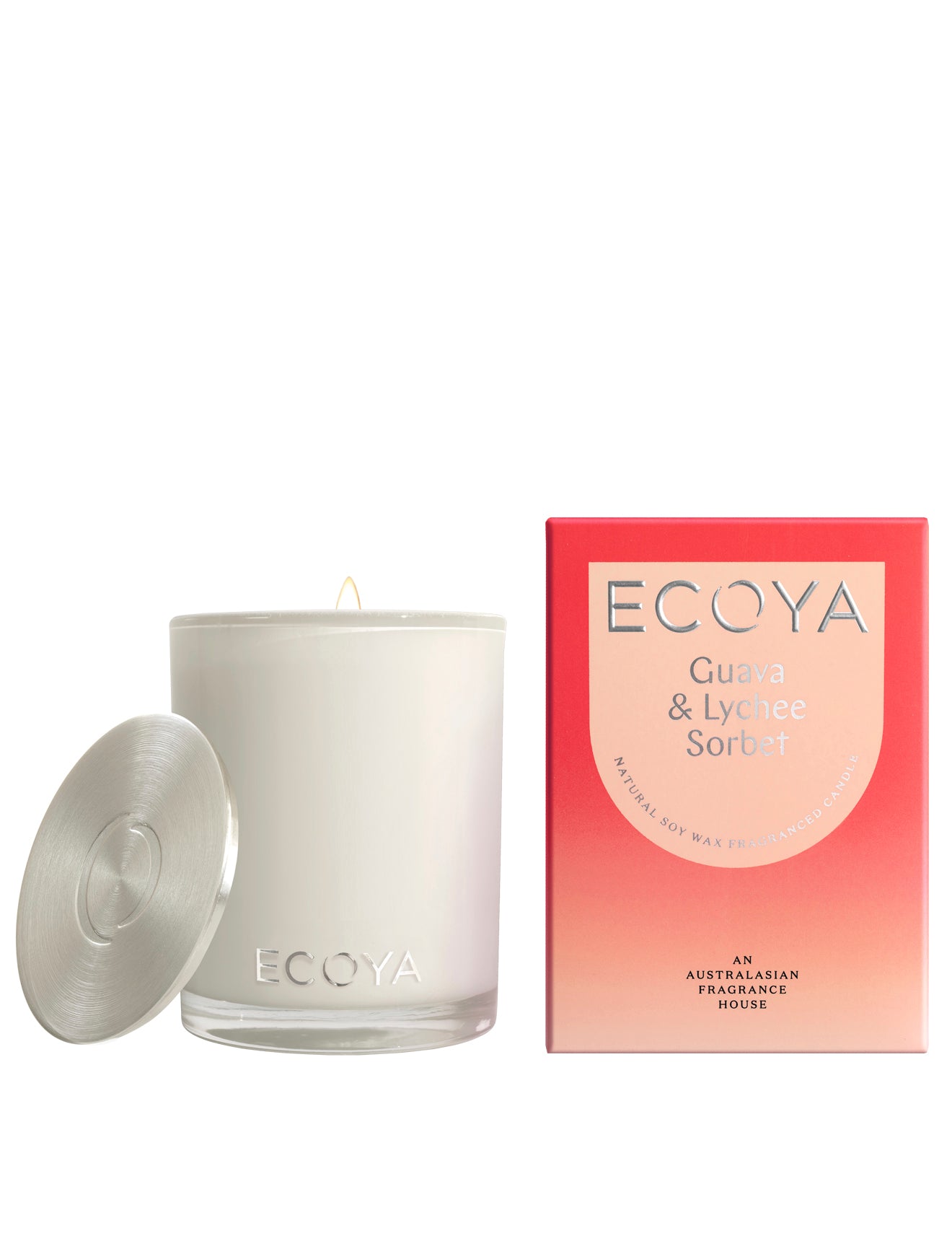 ECOYA Guava & Lychee Madison Candle