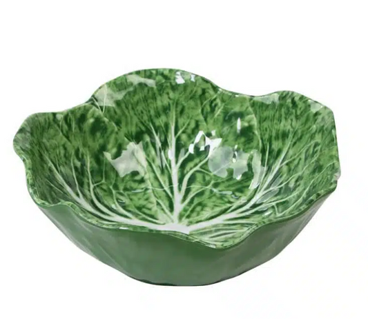 Melamine Cabbage Leaf Bowl